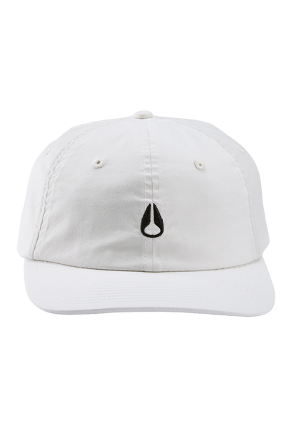 Agent Strapback Cap - White / Black View 3