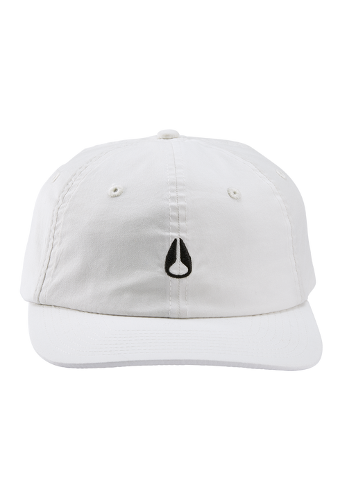 Agent Strapback Cap - White / Black