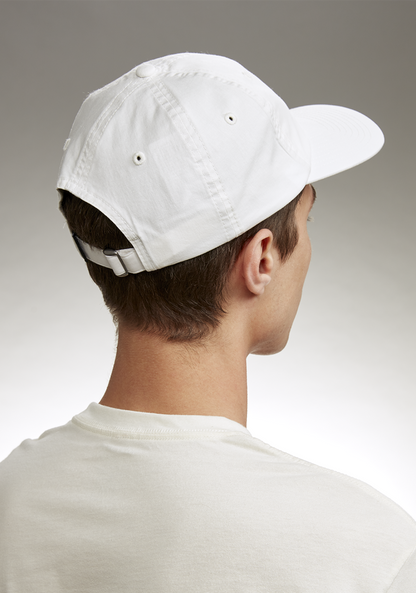 Agent Strapback Cap - White / Black View 6