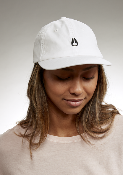 Agent Strapback Cap - White / Black View 7