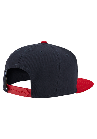 Society Snapback Cap - Marineblau / Rot View 2