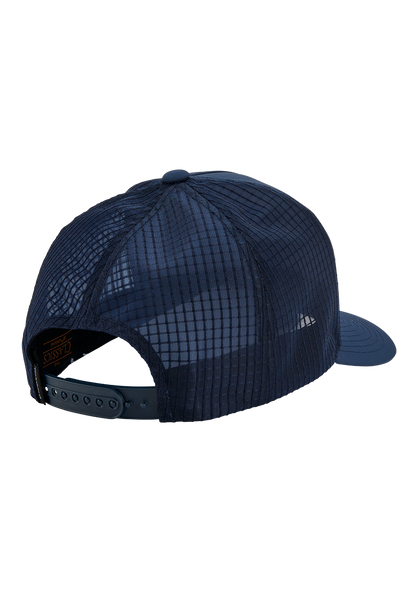 Frothy Snapback-Cap - Mitternachtsblau / Dunkelgelb View 2