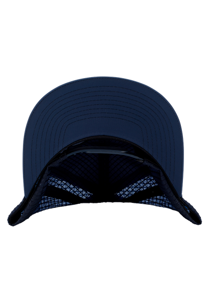 Frothy Snapback-Cap - Mitternachtsblau / Dunkelgelb View 4