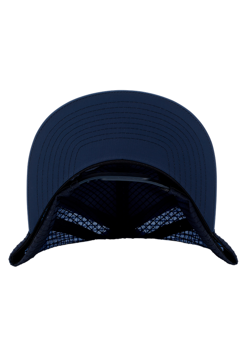 Frothy Snapback-Cap - Mitternachtsblau / Dunkelgelb