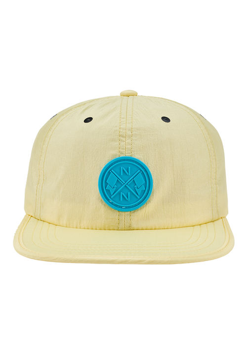 Flight Strapback-Cap - Hellgelb / Wasser