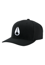 Deep Down Snapback - Schwarz / Weiß