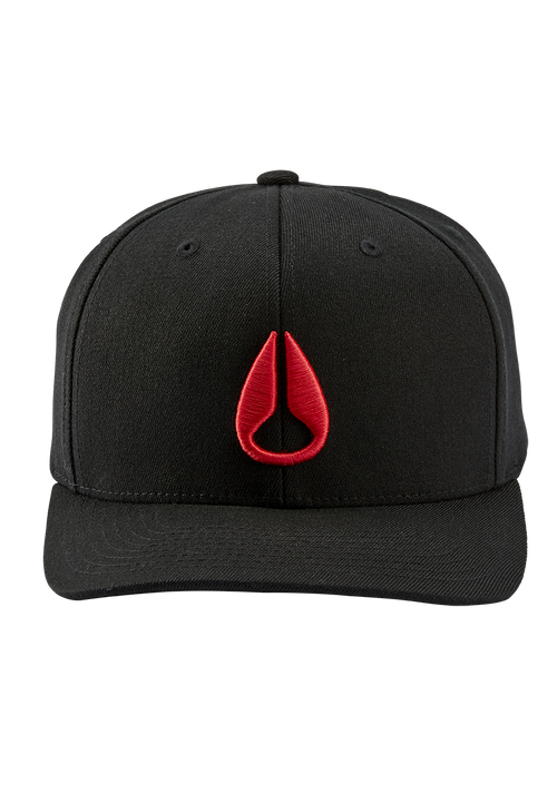 Deep Down Snapback - Schwarz / Rot