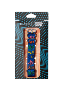 Grateful Dead 20 mm recyceltes NATO-Band – Blau / Tanzende Bären View 3
