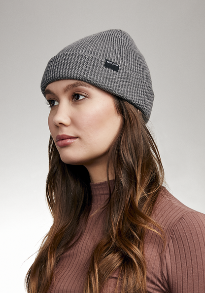 Kingman Wool Beanie - Heidekraut Grau View 5