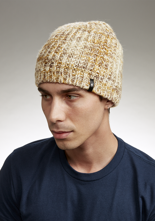 Owens Beanie - Natur / Mehrfarbig