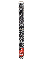 Rolling Stones 20mm Recycled One Piece Band - Schwarz / Grau