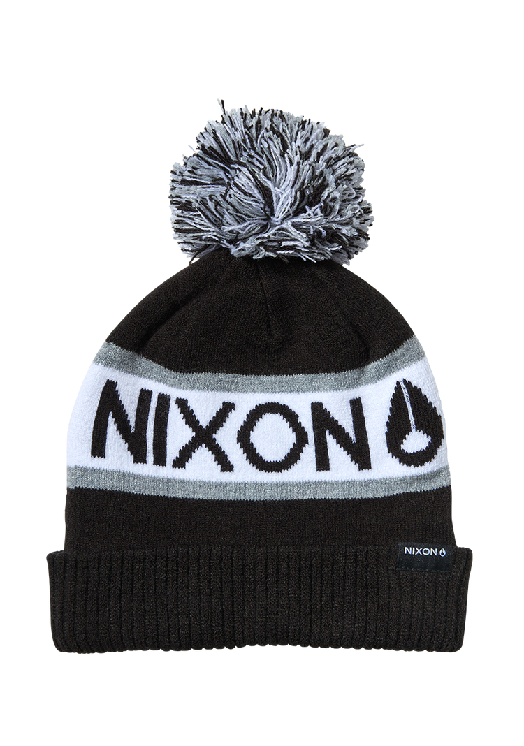 Teamster Beanie II - Schwarz / Weiß