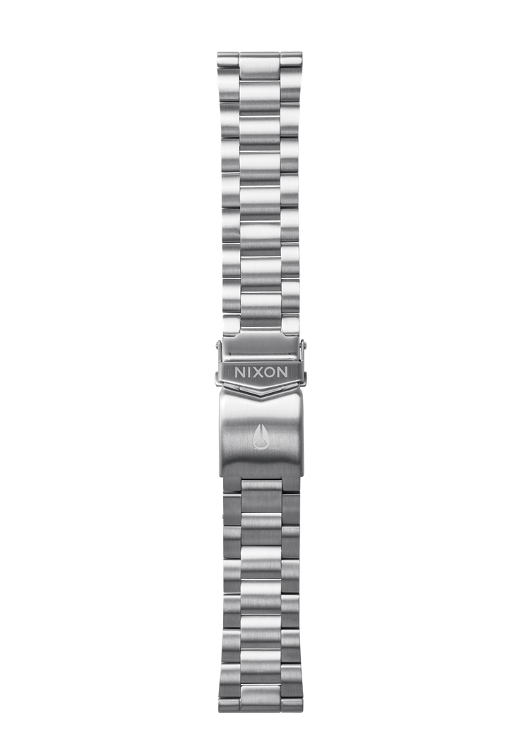 20 mm Edelstahlband – ganz in Silber