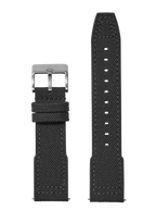 23 mm Cordura-Canvas-Armband – Dunkelgrau