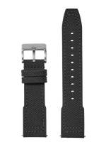 23 mm Cordura-Canvas-Armband – Dunkelgrau