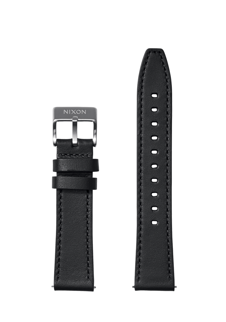 20 mm Horween-Lederarmband – Schwarz