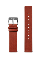 20 mm Armband aus pflanzlich gegerbtem Leder – Cognac