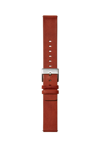 20mm Veg Tanned Leather Band - Braun View 2