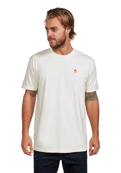 Sparrow Repreve® T-Shirt - Natur / Rot View 3