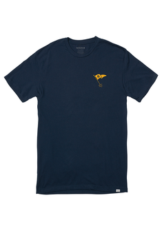 Pennant Repreve® T-Shirt - Marineblau