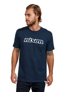 OG Script Eco-Repreve® T-Shirt - Marineblau / Weiß View 3