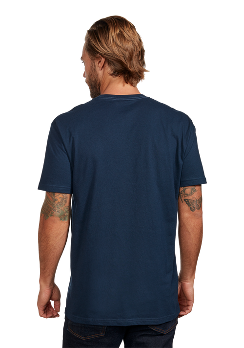 OG Script Eco-Repreve® T-Shirt - Marineblau / Weiß