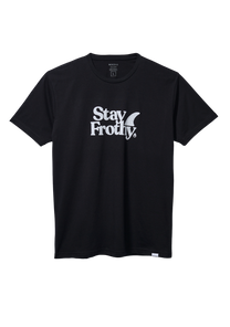 Stay Frothy Repreve® T-Shirt - Schwarz / Weiß View 1