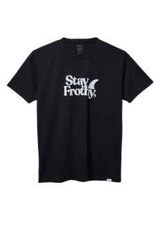 Stay Frothy Repreve® T-Shirt - Schwarz / Weiß