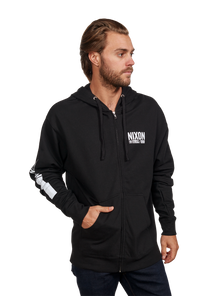 Trainingsjacke mit Reißverschluss - Schwarz / Weiß View 3